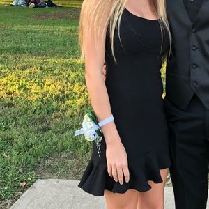 Hello molly black mini dress